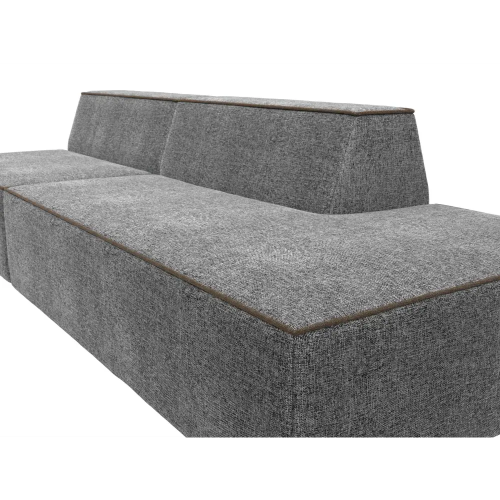 Фото 4 Диван Лига Диванов Монс 119492 280x70x110 см рогожка цвет серый Фото 4 Диван Лига Диванов Монс 119492 280x70x110 см рогожка цвет серый