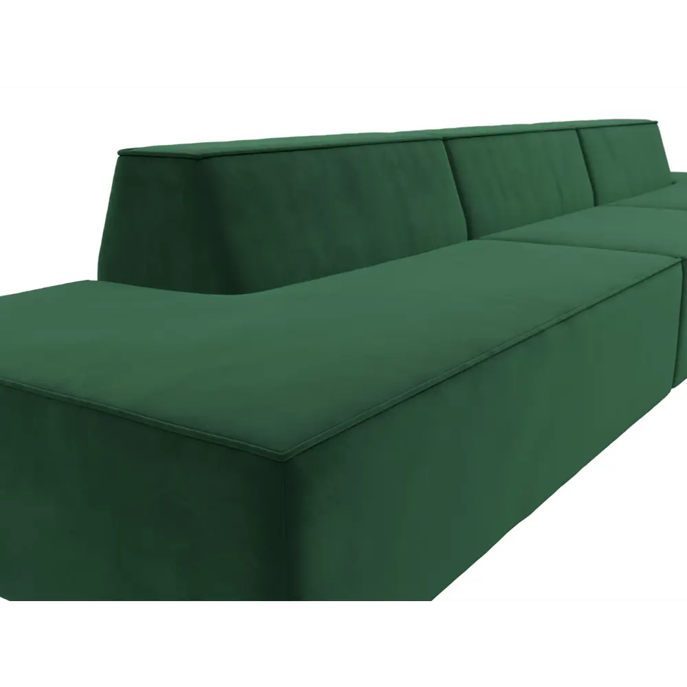 Фото 4 Диван Лига Диванов Монс 119667 450x70x110 см велюр цвет зеленый