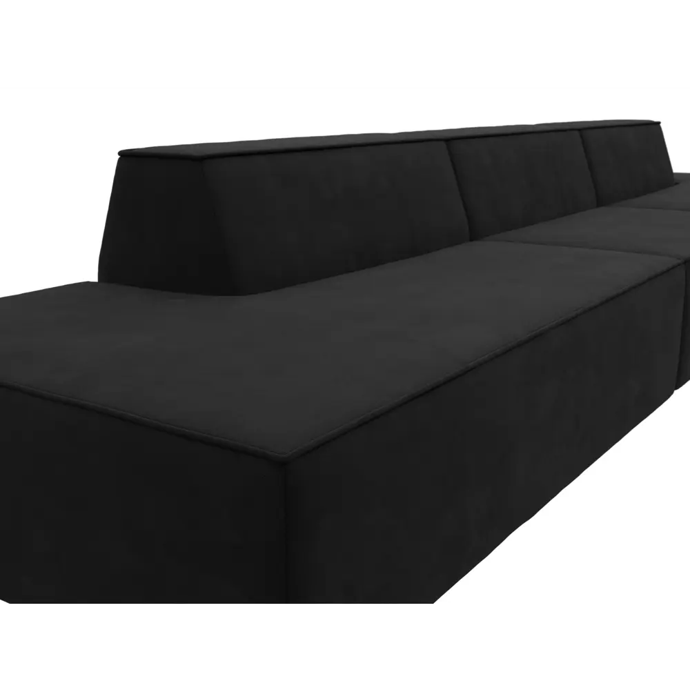 Фото 4 Диван Лига Диванов Монс 119688 450x70x110 см вельвет цвет черный Фото 4 Диван Лига Диванов Монс 119688 450x70x110 см вельвет цвет черный