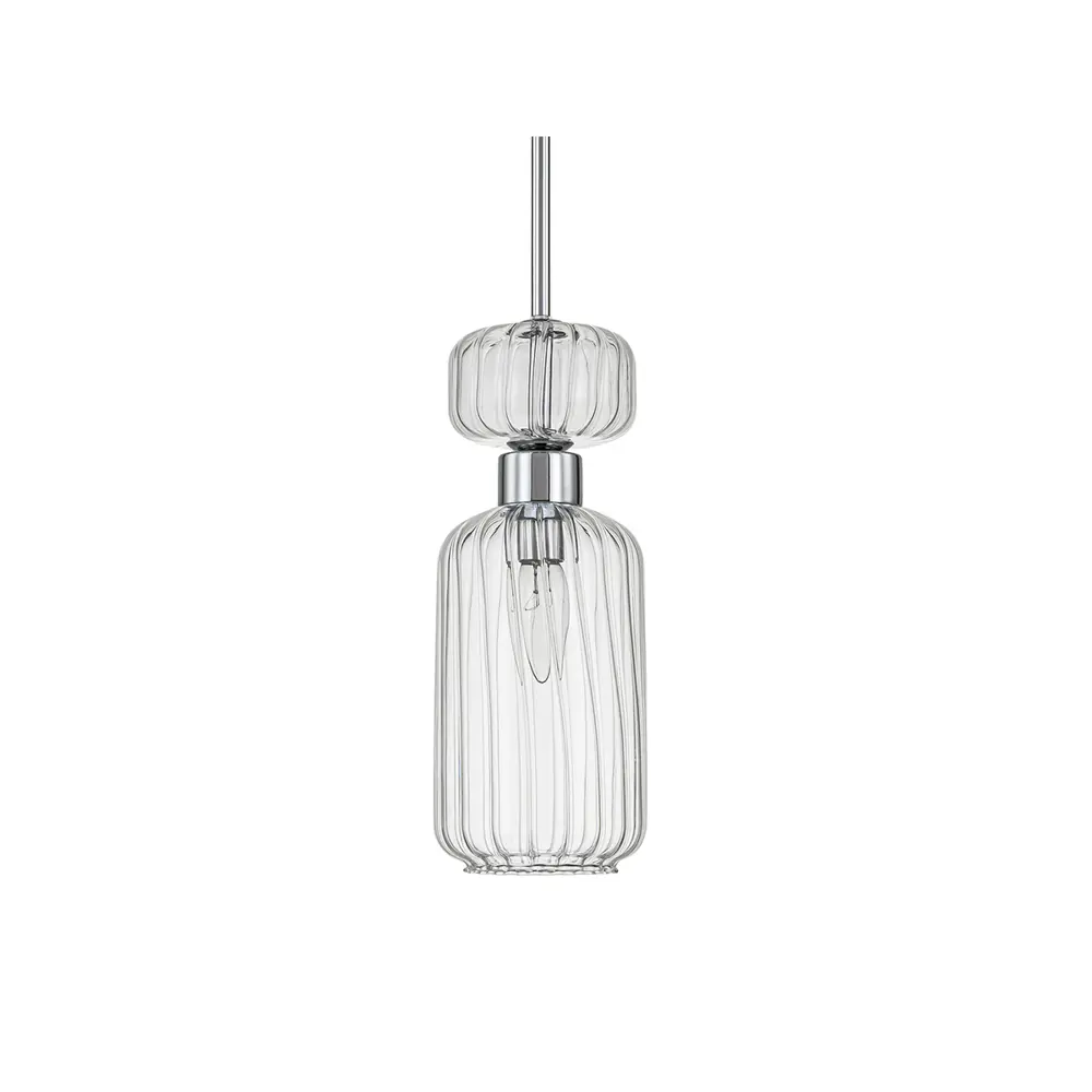 Фото 4 Светильник подвесной Escada 1141.1s.chrome.clear 1 лампа 3 м² цвет хром Фото 4 Светильник подвесной Escada 1141.1s.chrome.clear 1 лампа 3 м² цвет хром