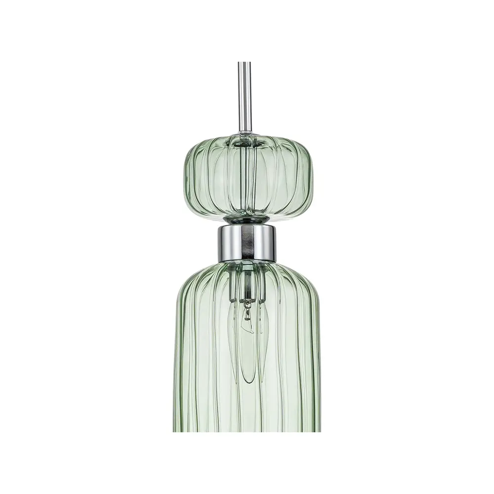 Фото 4 Светильник подвесной Escada 1141.1s.chrome.green 1 лампа 3 м² цвет хром Фото 4 Светильник подвесной Escada 1141.1s.chrome.green 1 лампа 3 м² цвет хром