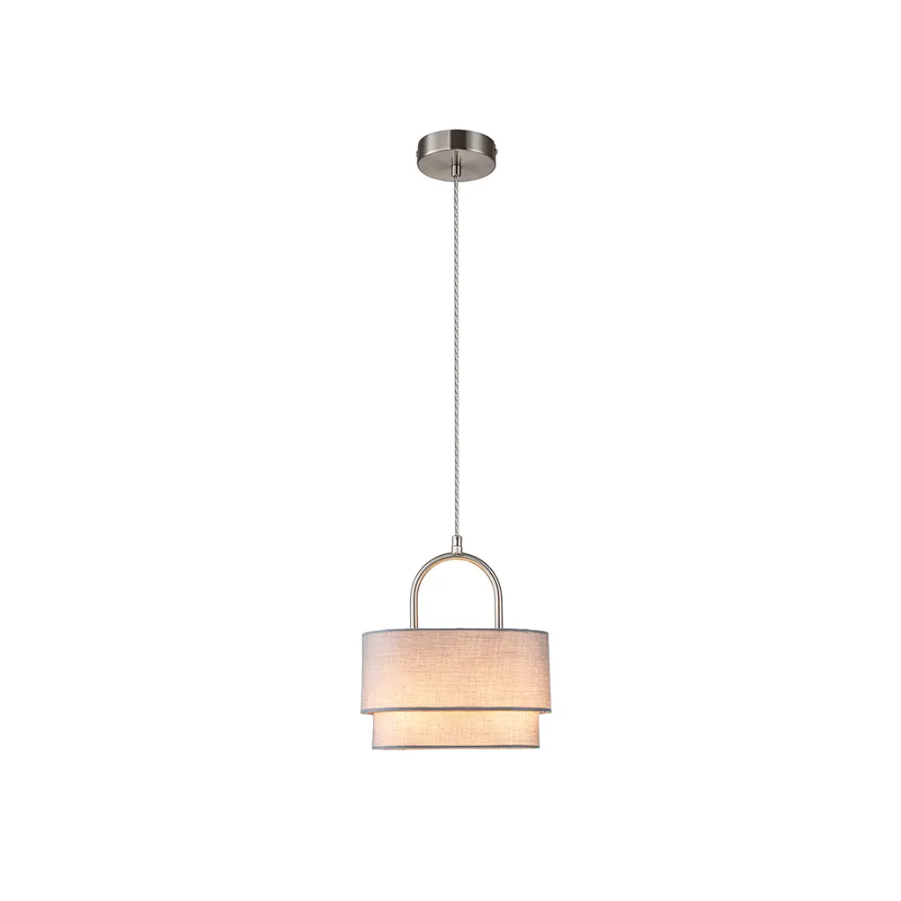 Фото Светильник подвесной Indigo V000440 2 лампы 4 м² цвет никель