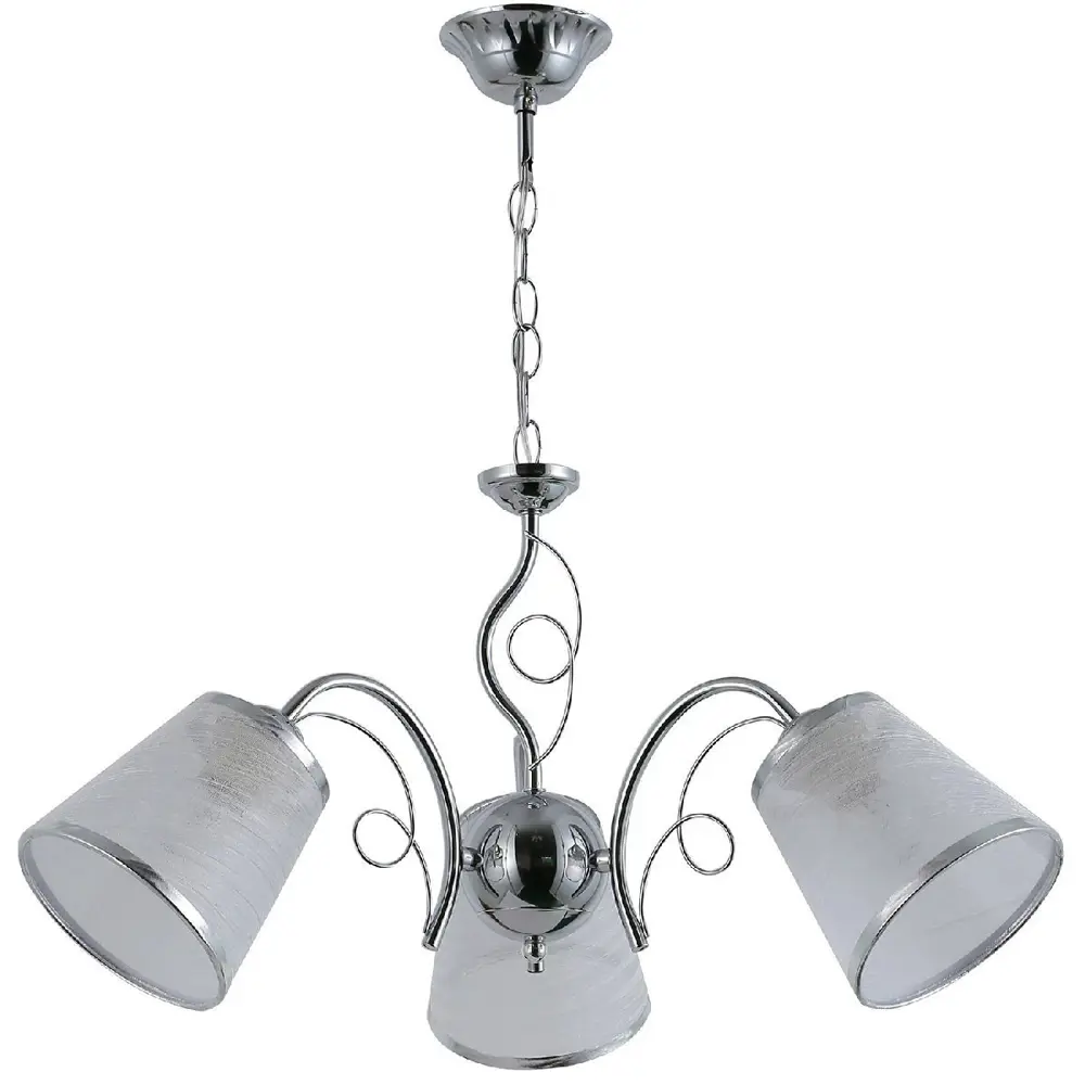 Фото 2 Люстра подвесная Reluce Нет 06497-0.4-03 3 лампа 6 м² цвет хром Фото 2 Люстра подвесная Reluce Нет 06497-0.4-03 3 лампа 6 м² цвет хром