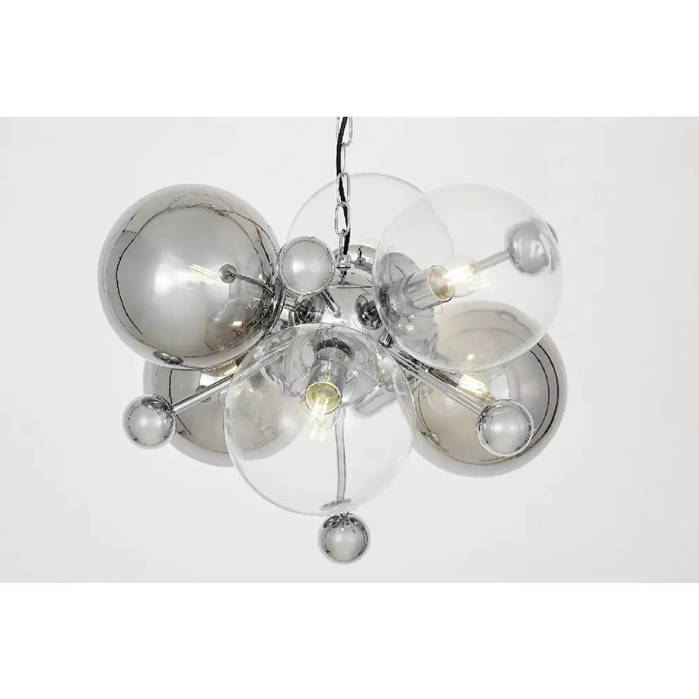 Фото 3 Люстра подвесная Lumina deco Afrodis Ldp 1138-6 chr 6 лампа 12 м² цвет хром Фото 3 Люстра подвесная Lumina deco Afrodis Ldp 1138-6 chr 6 лампа 12 м² цвет хром