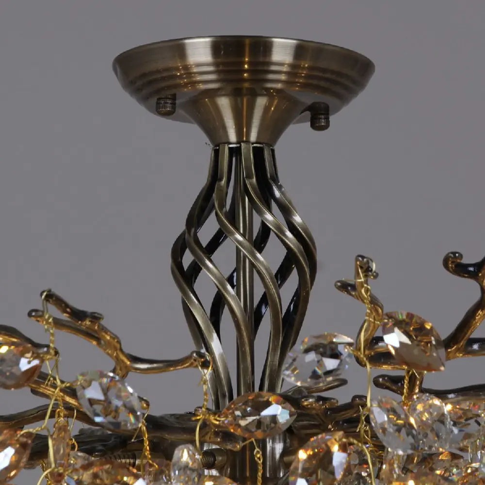 Фото 3 Люстра потолочная Reluce Нет 33023-3.3-08 8 лампа 48 м² цвет бронза Фото 3 Люстра потолочная Reluce Нет 33023-3.3-08 8 лампа 48 м² цвет бронза