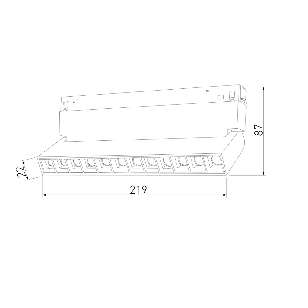 Фото 5 Трековый светильник Elektrostandard 85010/01 Slim Magnetic светодиодный 12 Вт однофазный цвет белый Фото 5 Трековый светильник Elektrostandard 85010/01 Slim Magnetic светодиодный 12 Вт однофазный цвет белый