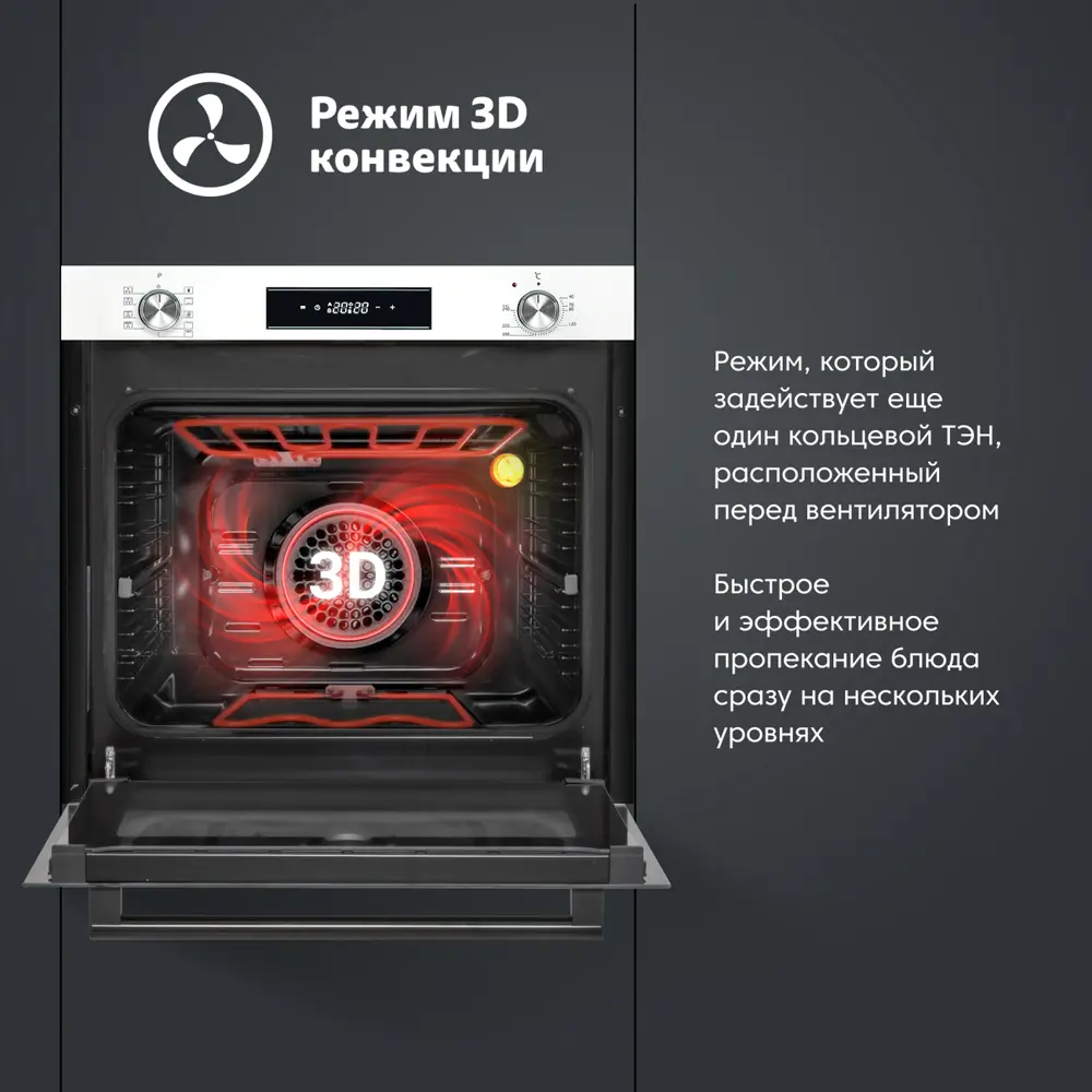 Фото 7 Комплект бытовой техники 2 предмета Simfer S69C570 цвет белый Фото 7 Комплект бытовой техники 2 предмета Simfer S69C570 цвет белый