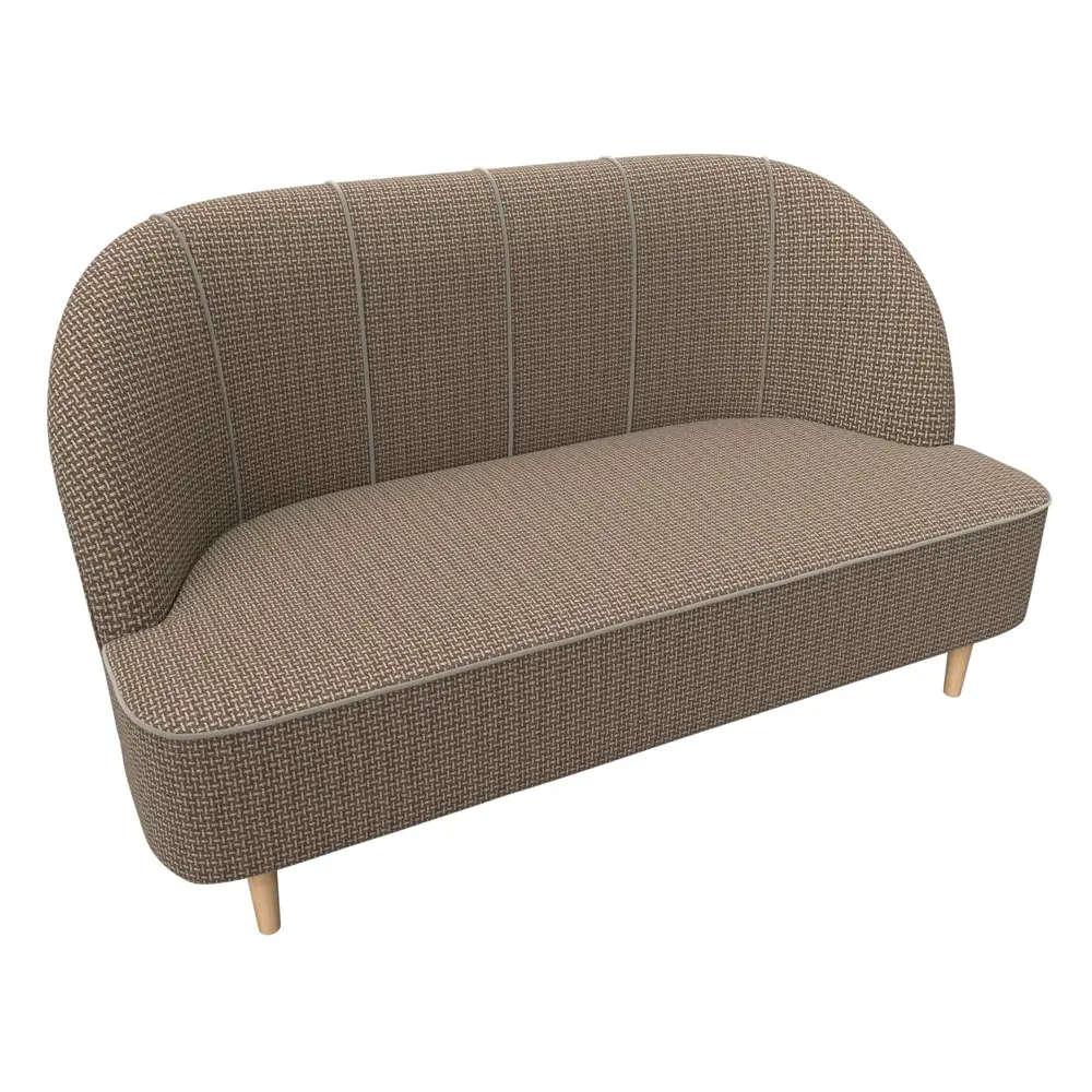 Фото 6 Диван Лига Диванов Фелини 109878 145x82x66 см рогожка цвет коричневый Фото 6 Диван Лига Диванов Фелини 109878 145x82x66 см рогожка цвет коричневый