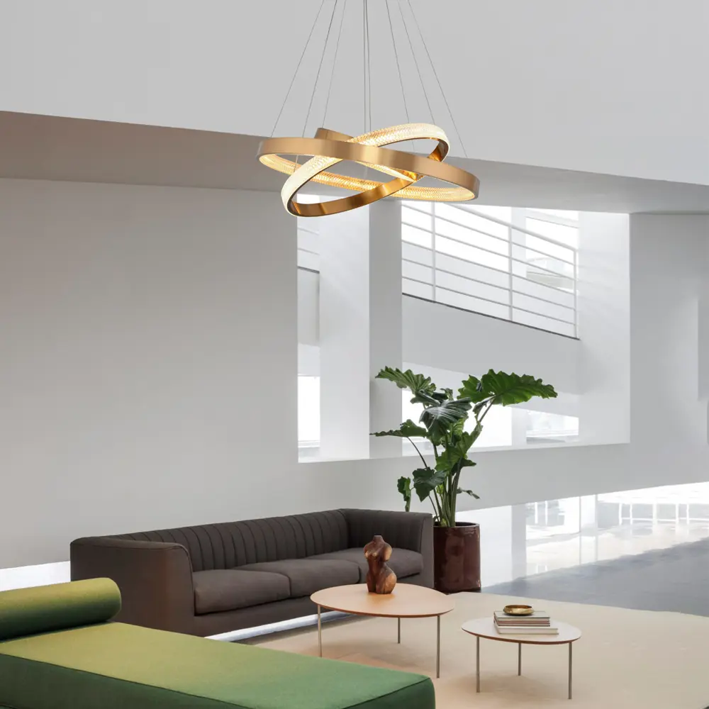 Фото 8 Умный Светильник подвесной светодиодный EUROSVET 90276/3 Posh 22 м² регулируемый белый свет цвет медный Фото 8 Умный Светильник подвесной светодиодный EUROSVET 90276/3 Posh 22 м² регулируемый белый свет цвет медный