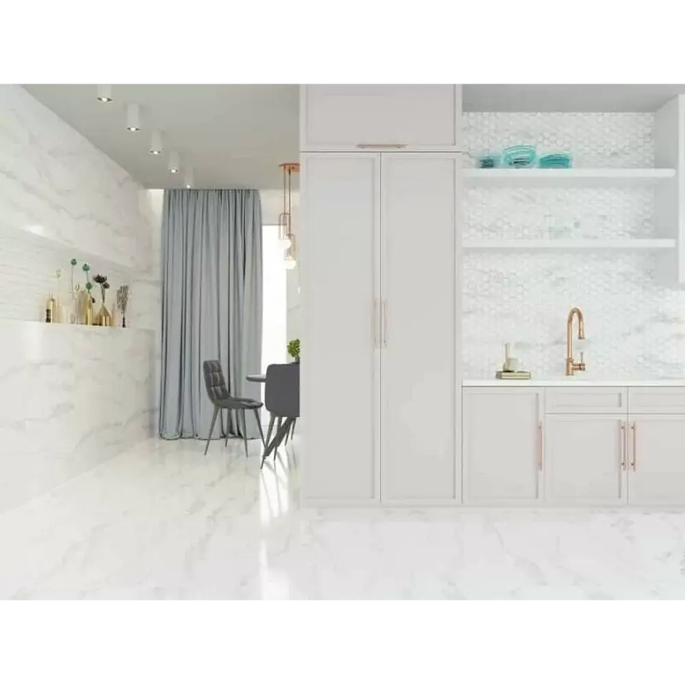 Фото 2 Керамогранит Velsaa Calacata lite RP-134857 60x60см 1.44 м² цвет белый, цена за упаковку Фото 2 Керамогранит Velsaa Calacata lite RP-134857 60x60см 1.44 м² цвет белый, цена за упаковку