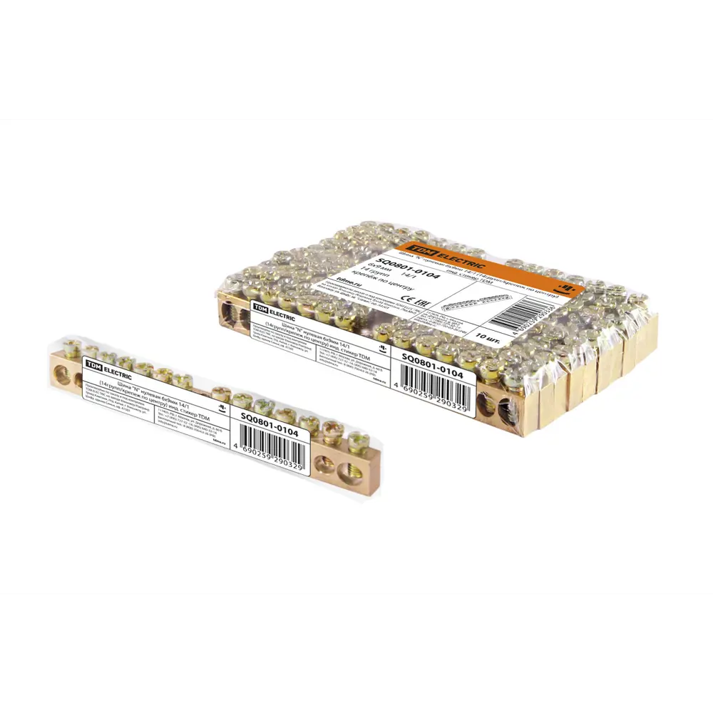 Фото Шина нулевая Tdm electric 6x9мм 14/1 Фото Шина нулевая Tdm electric 6x9мм 14/1