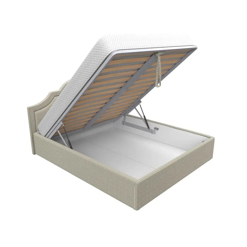 Фото 6 Кровать Лига Диванов Афина 113946 175x110x211 см рогожка цвет корфу 02 Фото 6 Кровать Лига Диванов Афина 113946 175x110x211 см рогожка цвет корфу 02