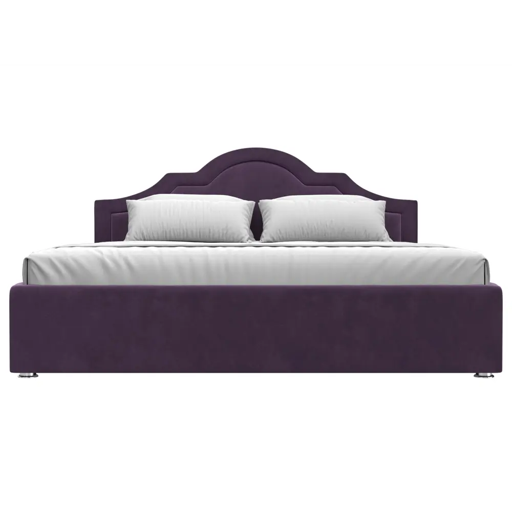Фото 3 Кровать Афина 180 Лига диванов 113952 195x110x211 см микровельвет цвет сиреневый