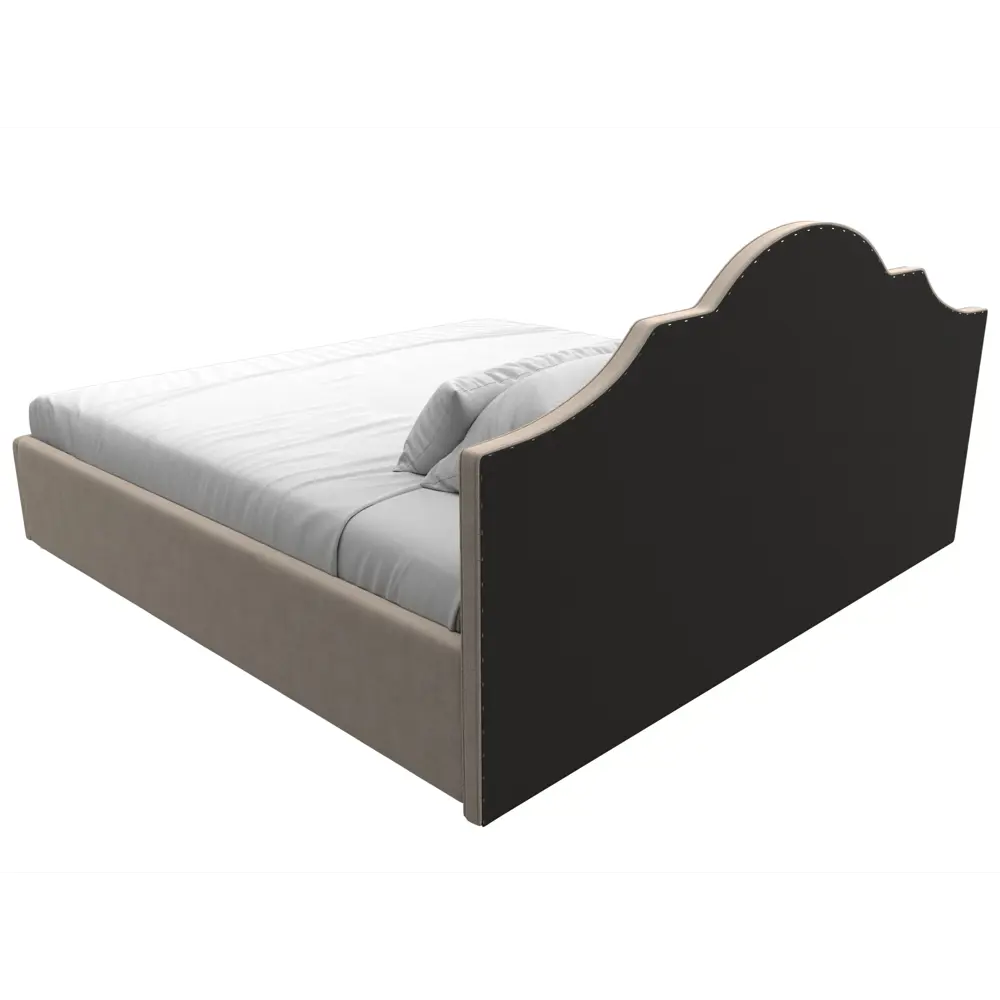 Фото 5 Кровать Лига Диванов Афина 113963 215x110x211 см рогожка цвет бежевый Фото 5 Кровать Лига Диванов Афина 113963 215x110x211 см рогожка цвет бежевый