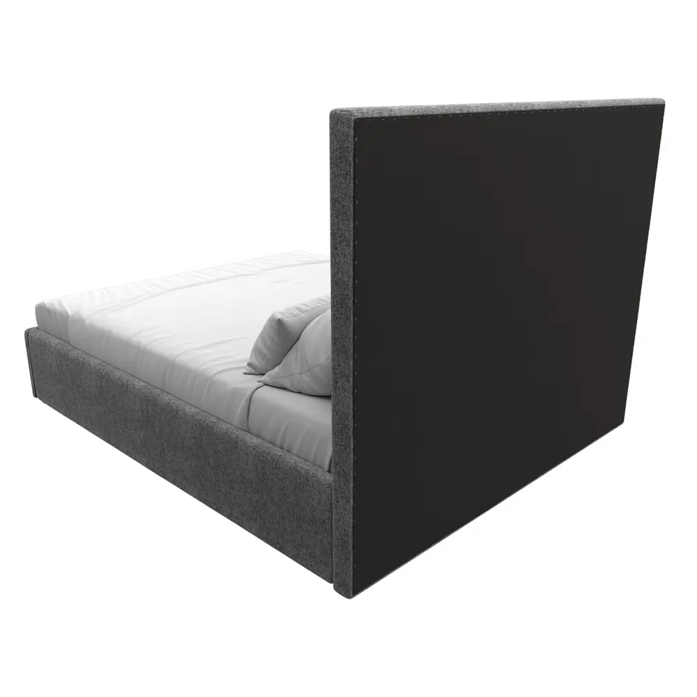 Фото 5 Кровать Лига Диванов Афродита 113064 175x130x213 см рогожка цвет серый Фото 5 Кровать Лига Диванов Афродита 113064 175x130x213 см рогожка цвет серый