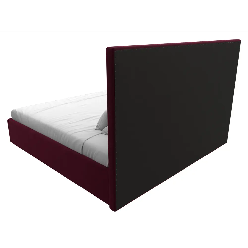 Фото 5 Кровать Афродита 200 Лига диванов 120611 215x130x213 см микровельвет цвет бордовый