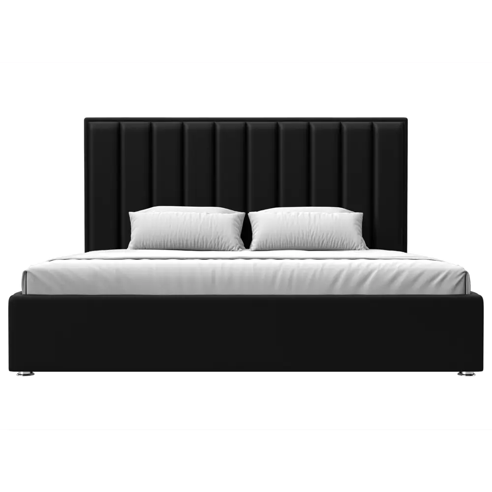 Фото 3 Кровать Афродита 200 Лига диванов 120627 215x130x213 см экокожа цвет черный Фото 3 Кровать Афродита 200 Лига диванов 120627 215x130x213 см экокожа цвет черный