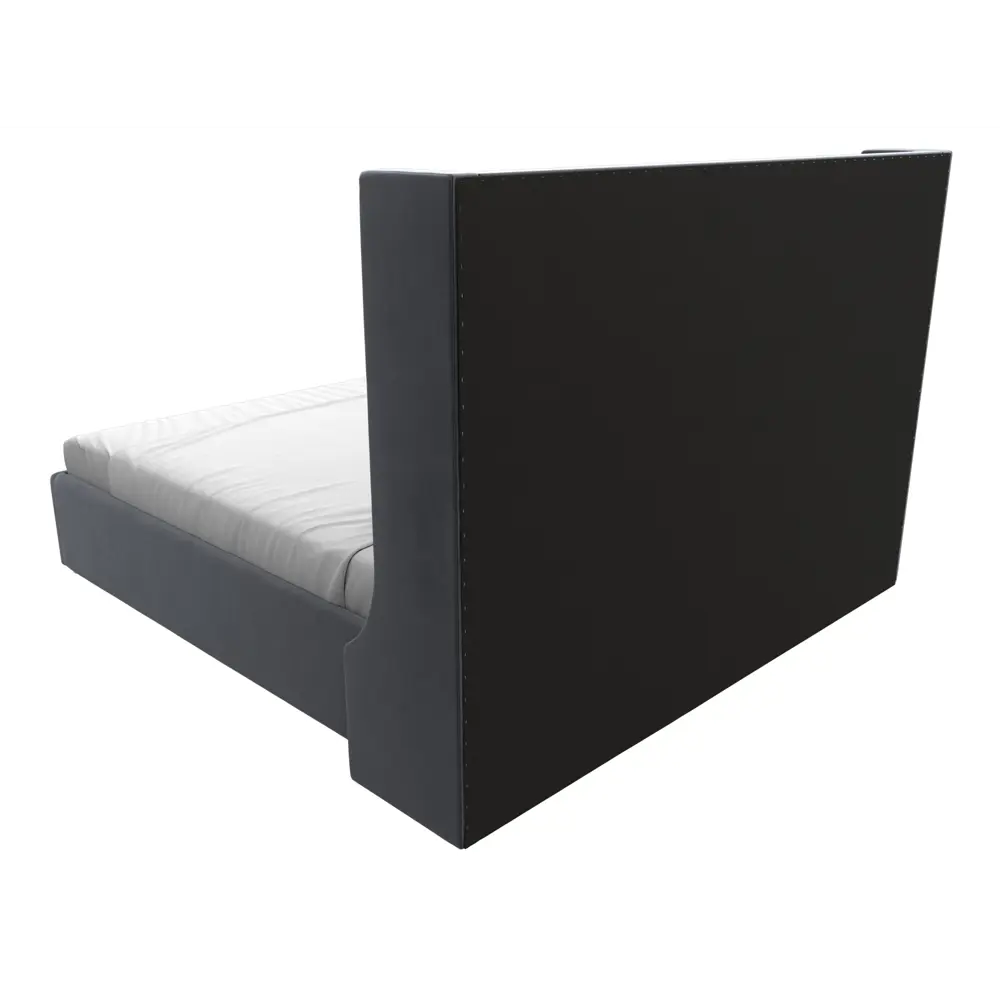 Фото 5 Кровать Ларго 180 Лига диванов 120727 200x140x211 см велюр цвет серый Фото 5 Кровать Ларго 180 Лига диванов 120727 200x140x211 см велюр цвет серый