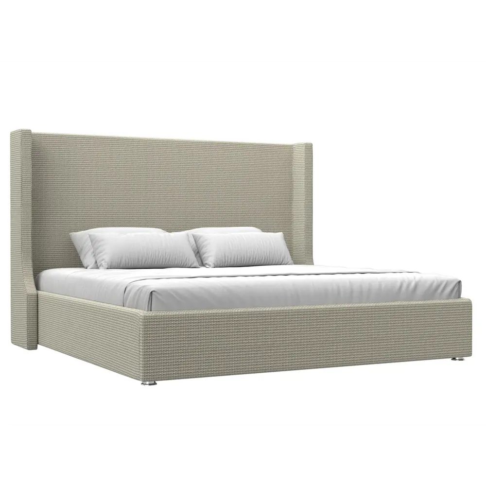 Фото Кровать Лига Диванов Ларго 120760 220x140x211 см рогожка цвет корфу 02 Фото Кровать Лига Диванов Ларго 120760 220x140x211 см рогожка цвет корфу 02