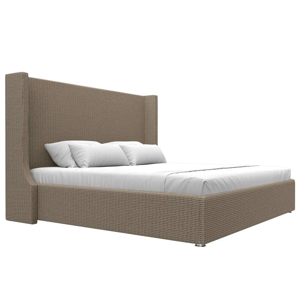 Фото 4 Кровать Лига Диванов Ларго 120761 220x140x211 см рогожка цвет корфу 03 Фото 4 Кровать Лига Диванов Ларго 120761 220x140x211 см рогожка цвет корфу 03