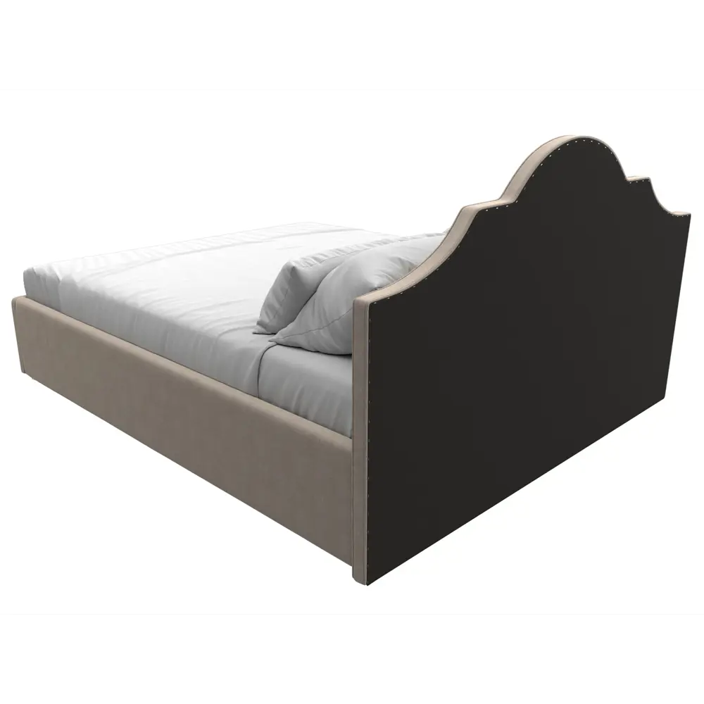 Фото 5 Кровать Лига Диванов Афина 113943 175x110x211 см рогожка цвет бежевый Фото 5 Кровать Лига Диванов Афина 113943 175x110x211 см рогожка цвет бежевый