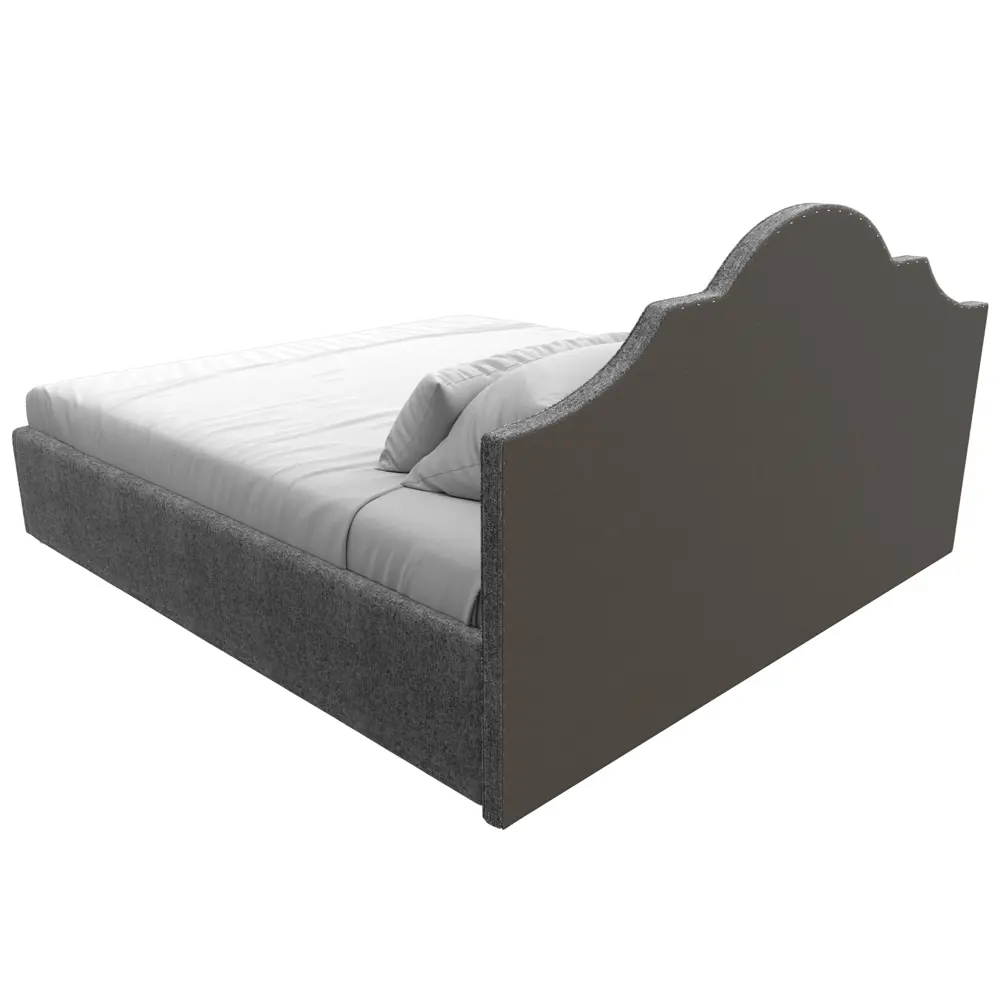 Фото 5 Кровать Лига Диванов Афина 113955 195x110x211 см рогожка цвет серый Фото 5 Кровать Лига Диванов Афина 113955 195x110x211 см рогожка цвет серый