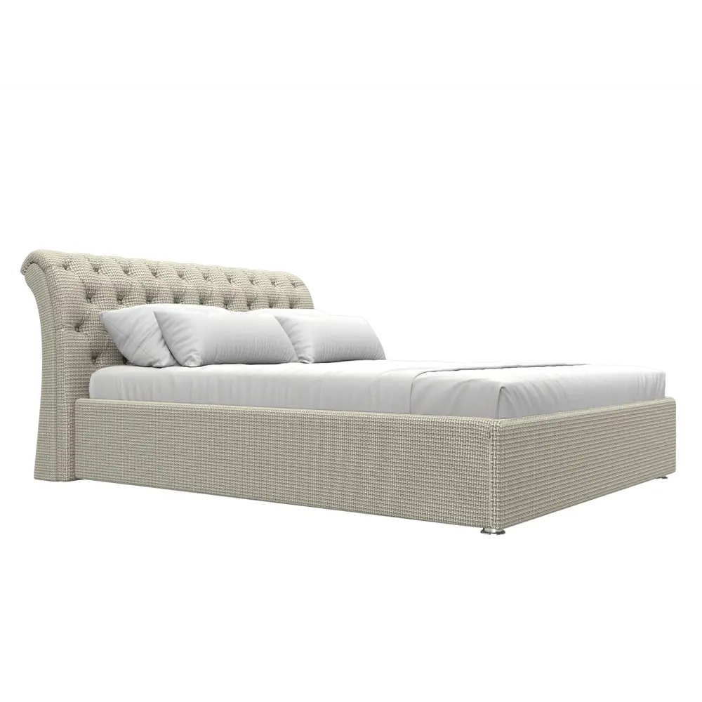 Фото 4 Кровать Лига Диванов Сицилия 120149 184x110x239 см рогожка цвет корфу 02 Фото 4 Кровать Лига Диванов Сицилия 120149 184x110x239 см рогожка цвет корфу 02