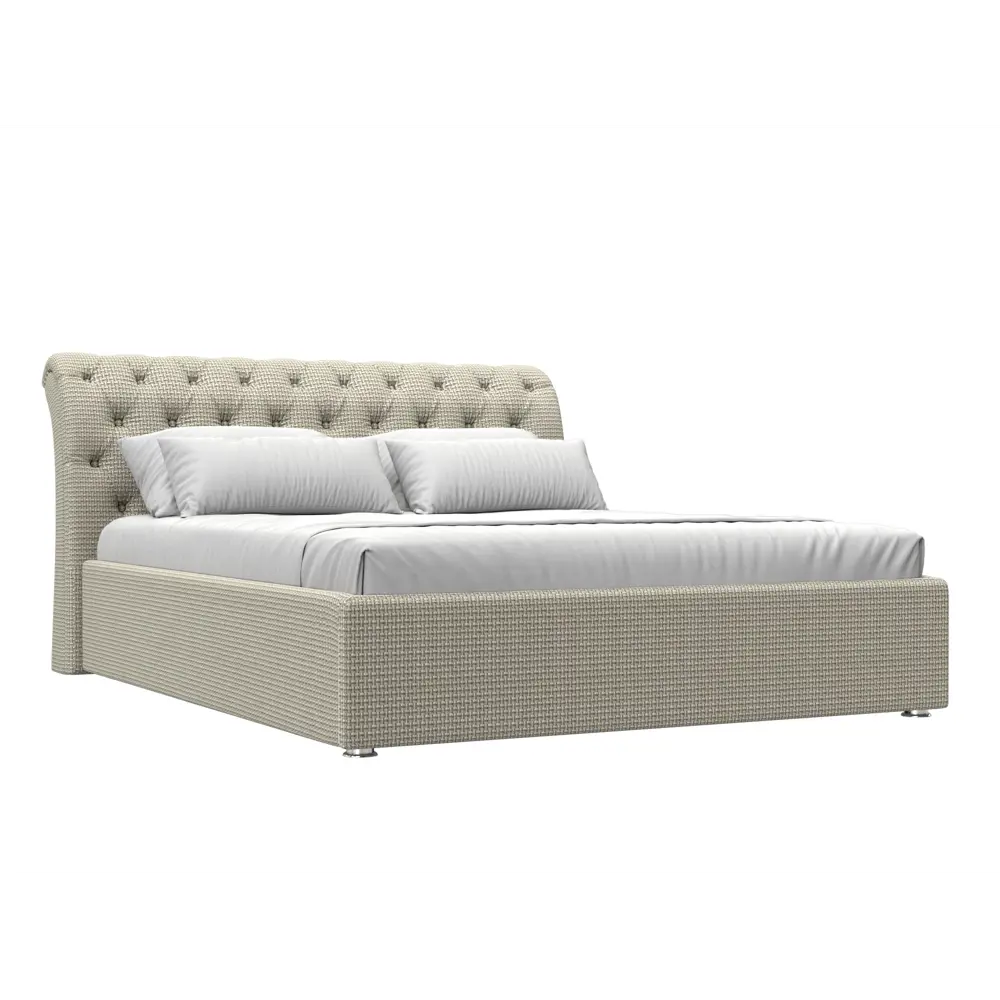 Фото Кровать Лига Диванов Сицилия 120149 184x110x239 см рогожка цвет корфу 02 Фото Кровать Лига Диванов Сицилия 120149 184x110x239 см рогожка цвет корфу 02