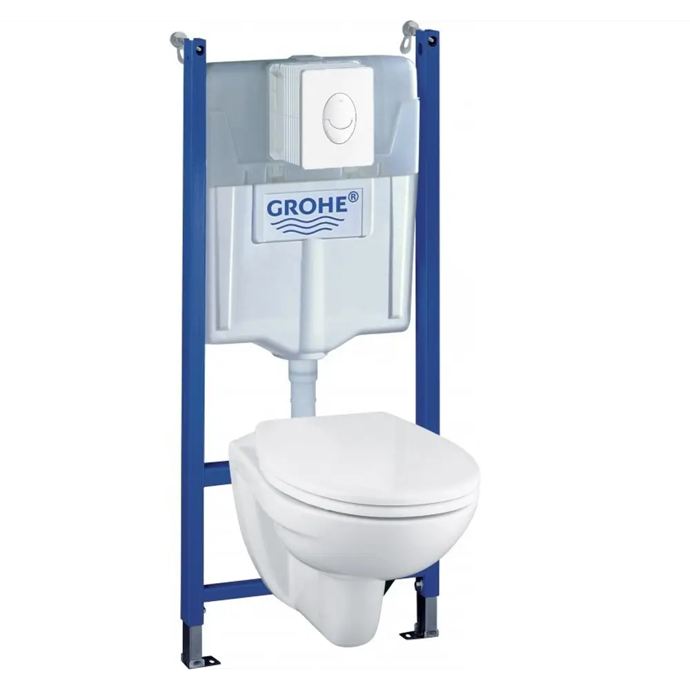 Фото 2 Комплект инсталляция с унитазом Grohe Solido с кнопкой