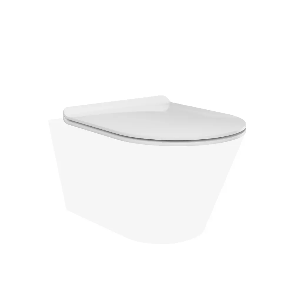 Фото Сиденье KERAMA MARAZZI PLAZA Modern PLMR.seat.02\WHT для подвесного унитаза, белое глянцевое Фото Сиденье KERAMA MARAZZI PLAZA Modern PLMR.seat.02\WHT для подвесного унитаза, белое глянцевое