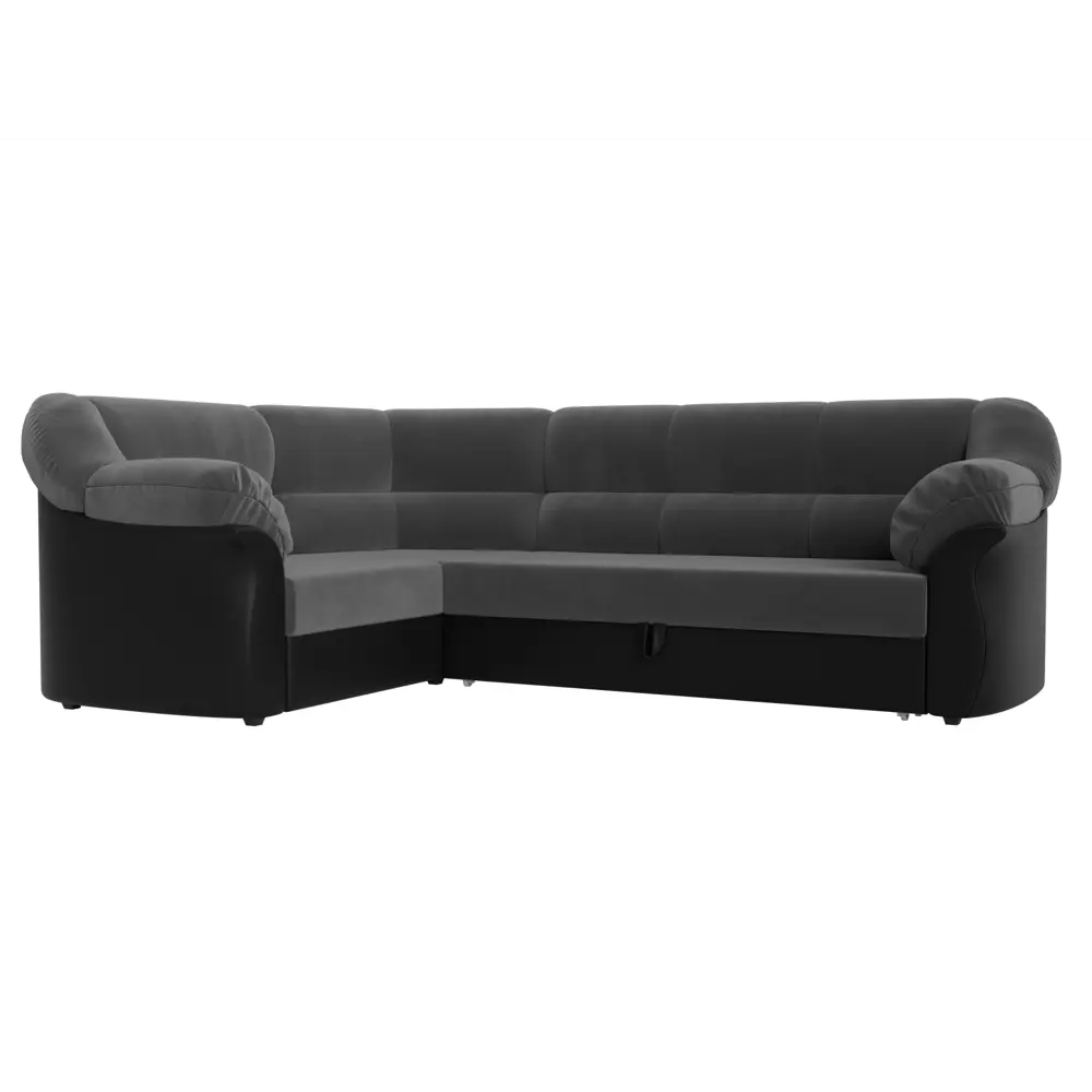 Фото Диван Лига Диванов Карнелла 105901L 260x93x182 см велюр цвет серый Фото Диван Лига Диванов Карнелла 105901L 260x93x182 см велюр цвет серый