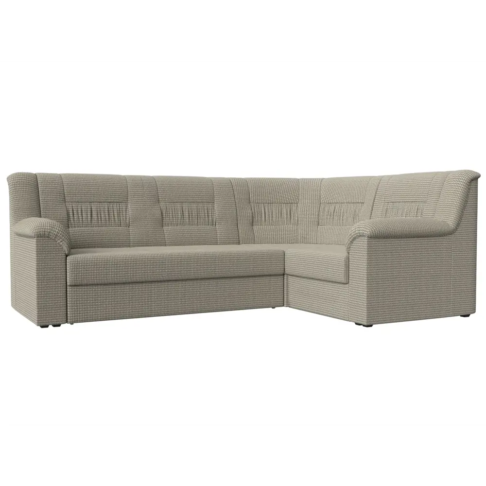 Фото Диван Лига Диванов Карелия 113348 240x90x170 см рогожка цвет бежевый