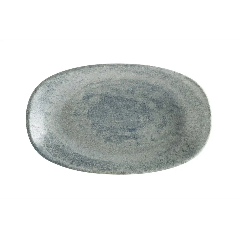 Фото Блюдо сервировочное Bonna овальное 14x24 см фарфор цвет серый