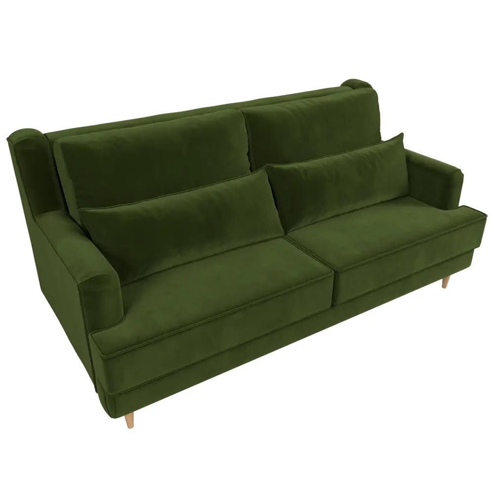 Фото 5 Диван Лига Диванов Джерси 105413 217x88x99 см вельвет цвет зеленый Фото 5 Диван Лига Диванов Джерси 105413 217x88x99 см вельвет цвет зеленый