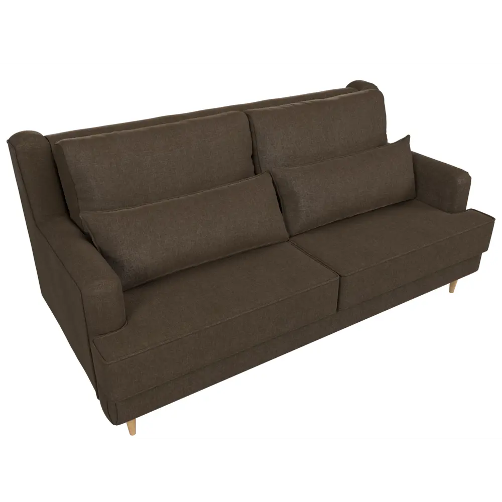 Фото 5 Диван Лига Диванов Джерси 105418 217x88x99 см рогожка цвет коричневый Фото 5 Диван Лига Диванов Джерси 105418 217x88x99 см рогожка цвет коричневый