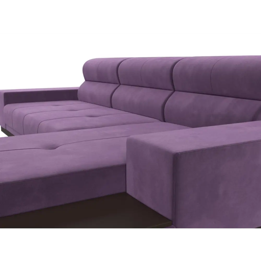 Фото 3 Диван Лига Диванов Леонардо 116930 260x83x147 см вельвет цвет фиолетовый Фото 3 Диван Лига Диванов Леонардо 116930 260x83x147 см вельвет цвет фиолетовый