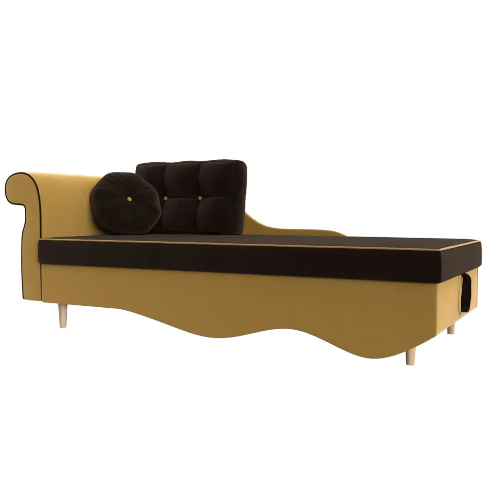 Фото Диван Лига Диванов Лорд 119346L 225x84x85 см вельвет цвет коричневый Фото Диван Лига Диванов Лорд 119346L 225x84x85 см вельвет цвет коричневый