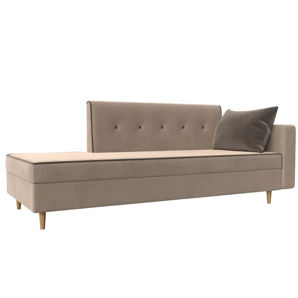 Фото Диван Лига Диванов Селена 118545 214x83x85 см велюр цвет бежевый Фото Диван Лига Диванов Селена 118545 214x83x85 см велюр цвет бежевый