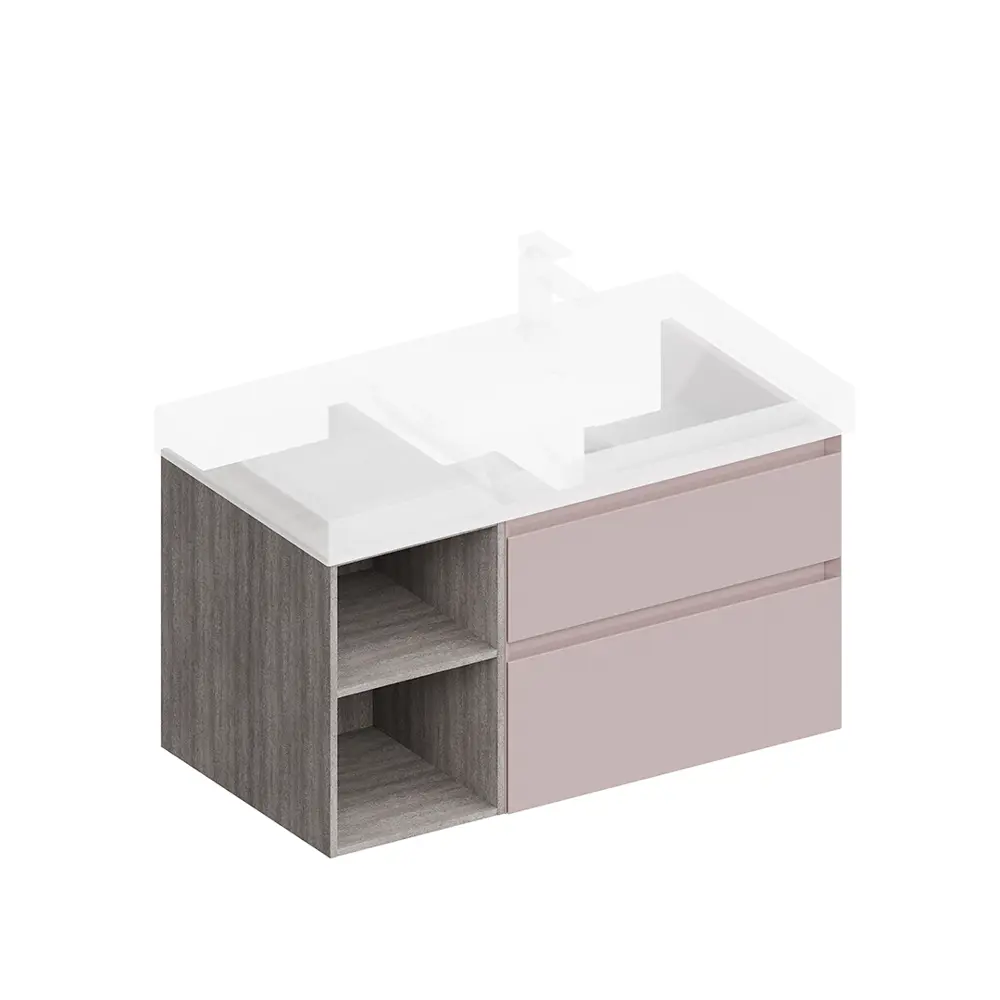 Фото Тумба под раковину Kerama Marazzi CUBO CUB.90Rh\MAL подвесная 90