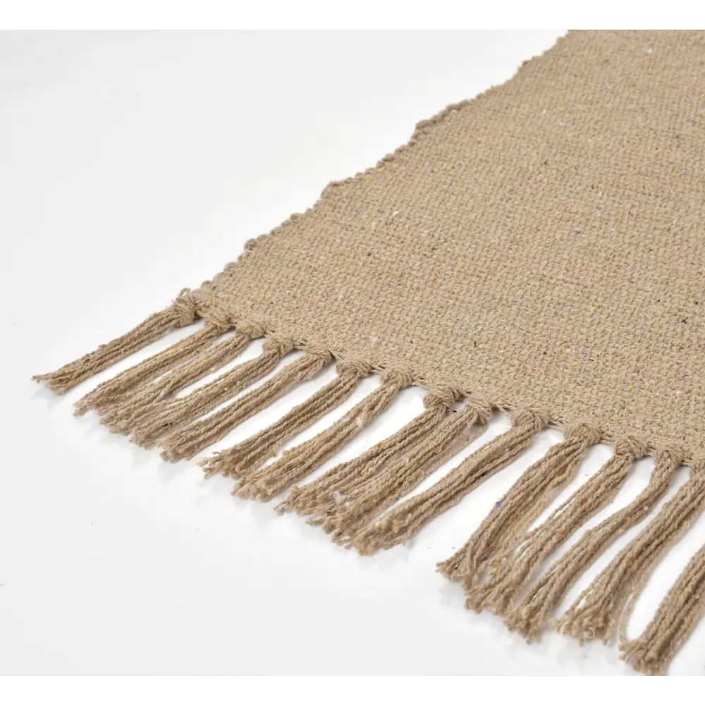 Фото 4 Коврик декоративный хлопок Solid Mat JBT-001-12 50x80 см цвет бежевый Фото 4 Коврик декоративный хлопок Solid Mat JBT-001-12 50x80 см цвет бежевый
