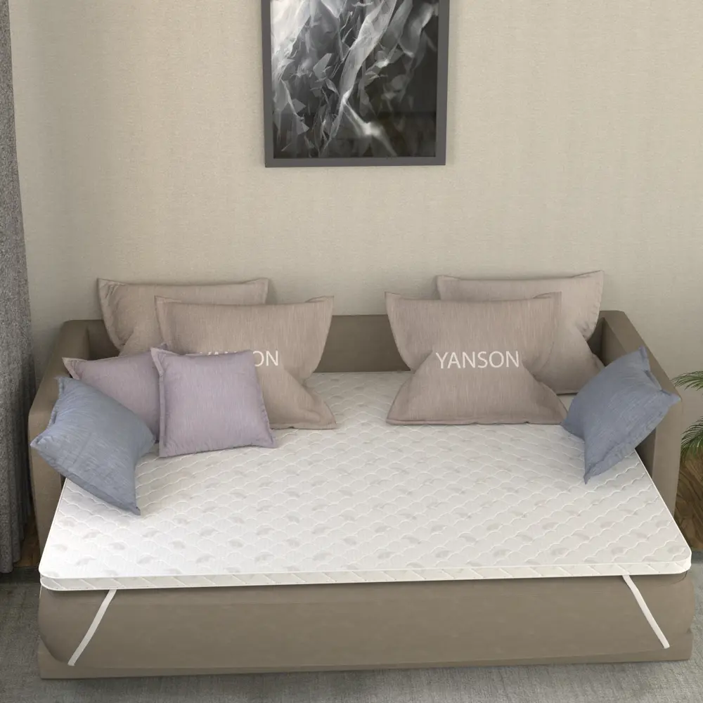 Фото 10 Матрас Yanson Optima Strong top 4x 90-200 90x200x3 см беспружинный 1-спальный