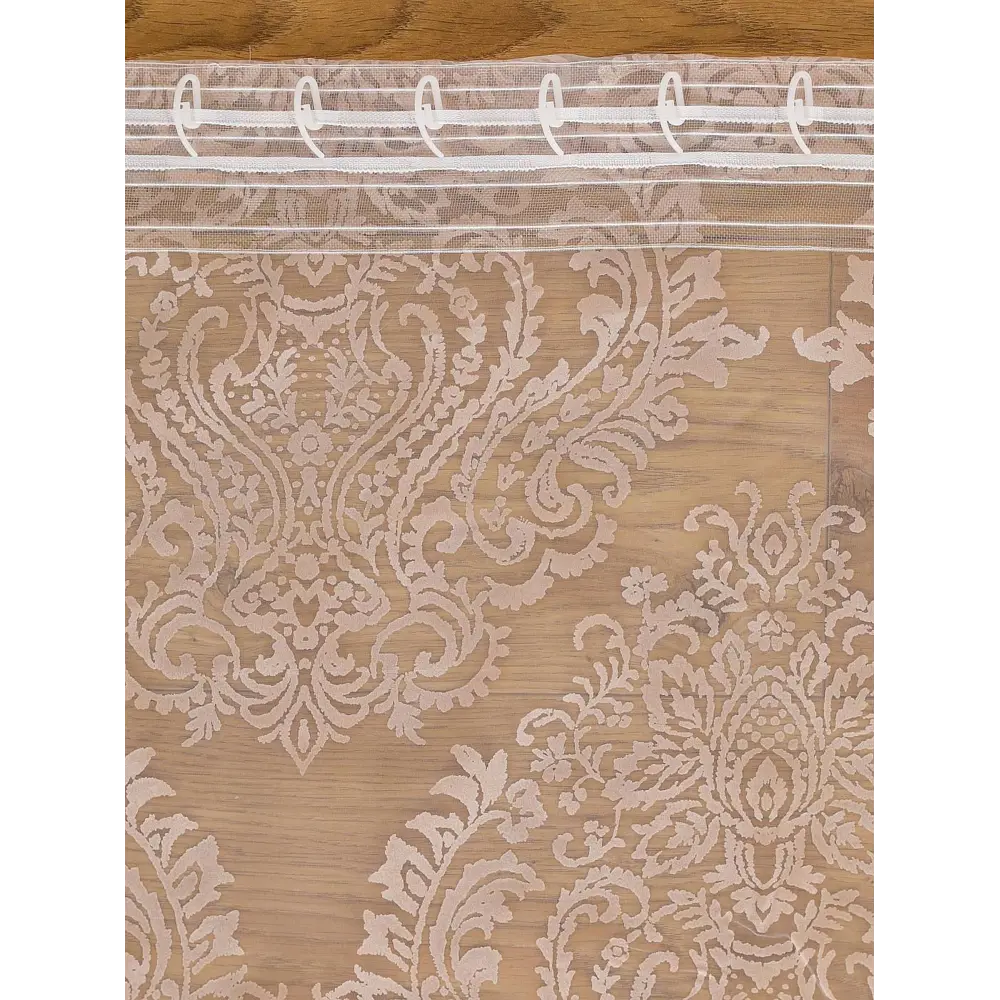 Фото 7 Тюль на ленте At Home Асдис AT122365 300x290 см вуаль цвет красный