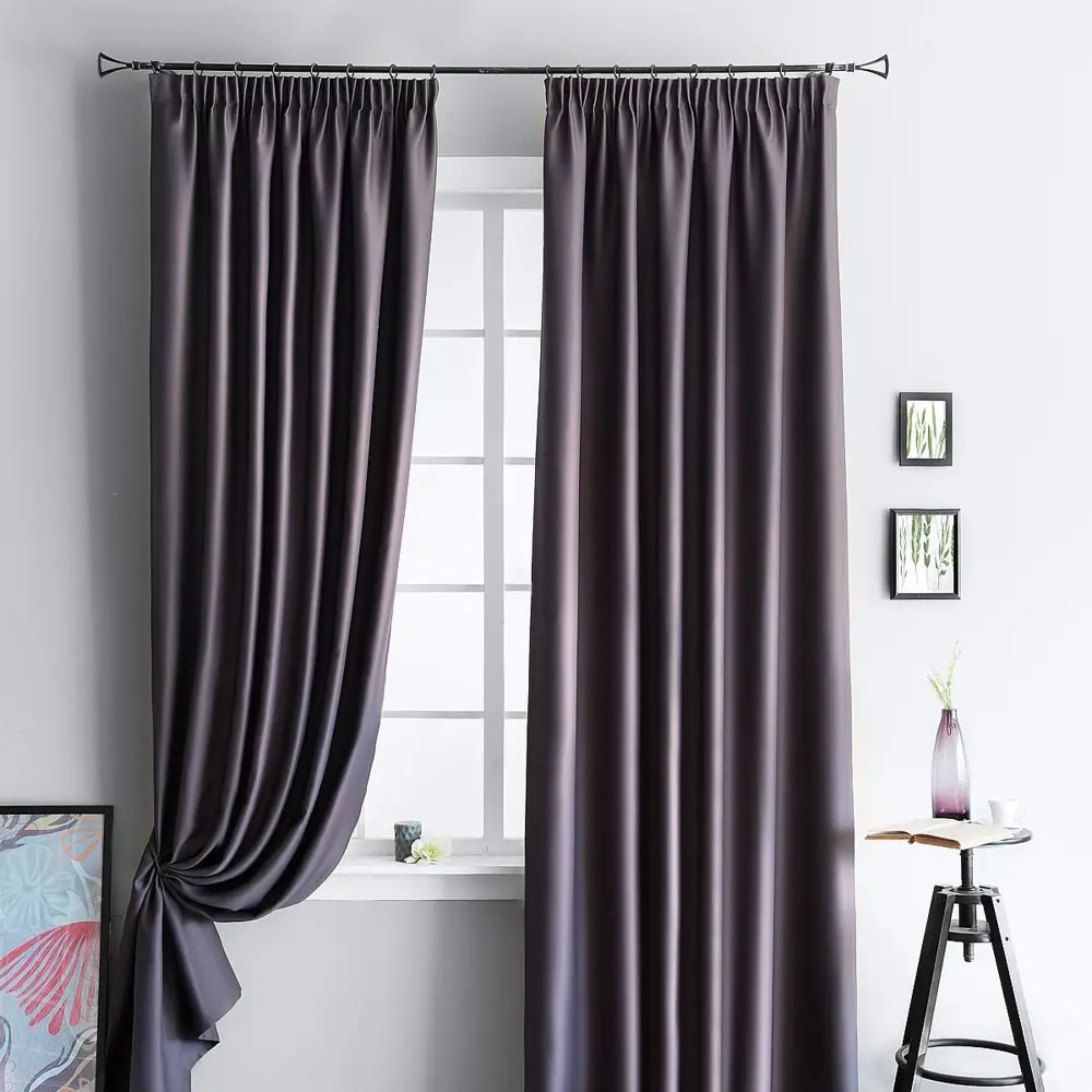 Фото 2 Комплект штор на ленте At Home Блэквуд AT205747 140x270 см вуаль цвет черный Фото 2 Комплект штор на ленте At Home Блэквуд AT205747 140x270 см вуаль цвет черный