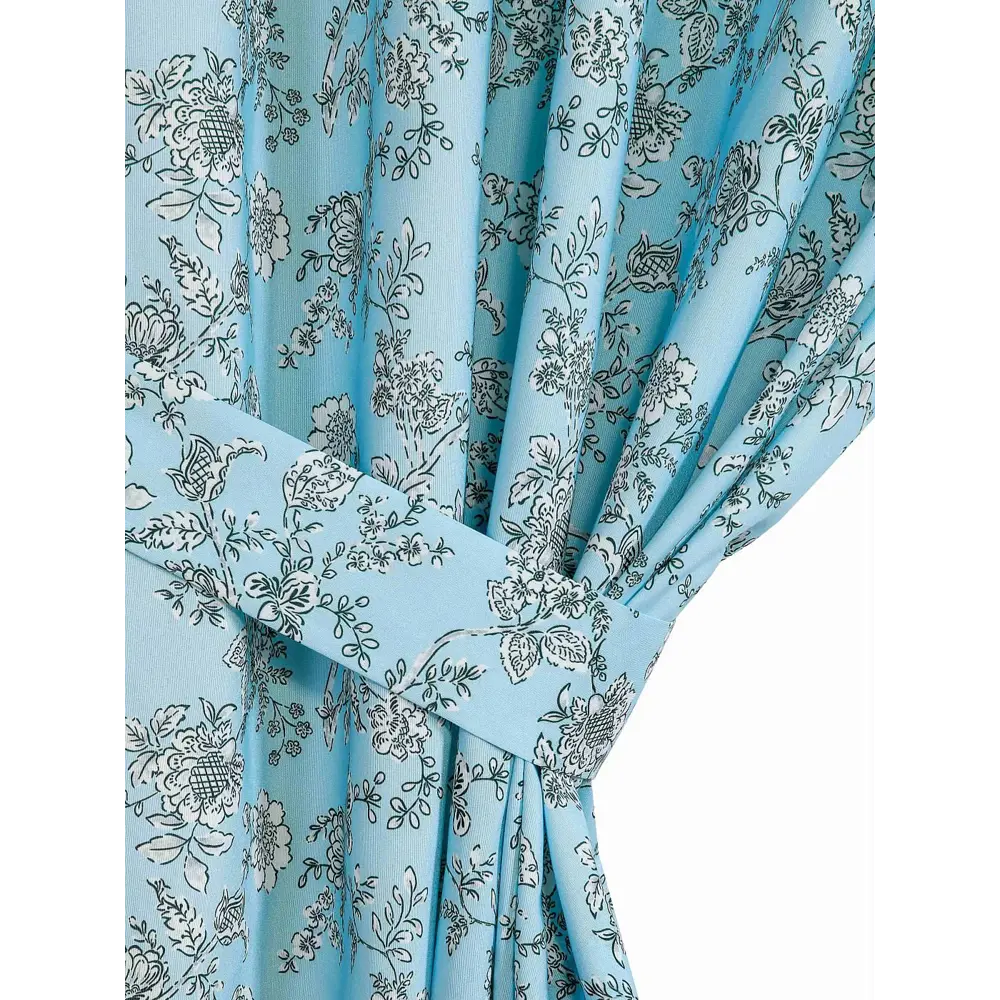 Фото 4 Комплект штор на ленте At Home Фарлет AT205305 180x280 см вуаль цвет голубой Фото 4 Комплект штор на ленте At Home Фарлет AT205305 180x280 см вуаль цвет голубой