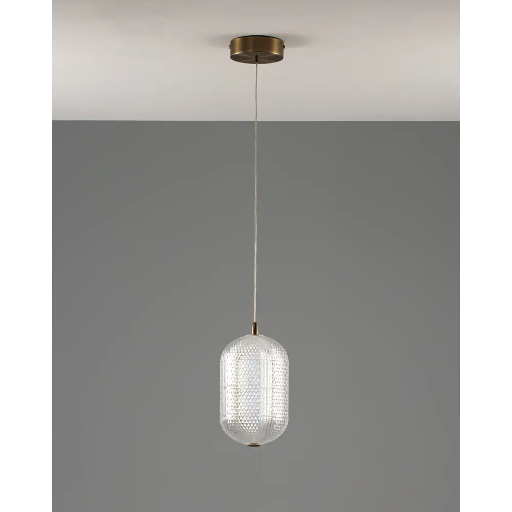 Фото 6 Светильник подвесной светодиодный Moderli Amber V10712-PL 5 м² нейтральный белый свет цвет жёлтый/золотой Фото 6 Светильник подвесной светодиодный Moderli Amber V10712-PL 5 м² нейтральный белый свет цвет жёлтый/золотой