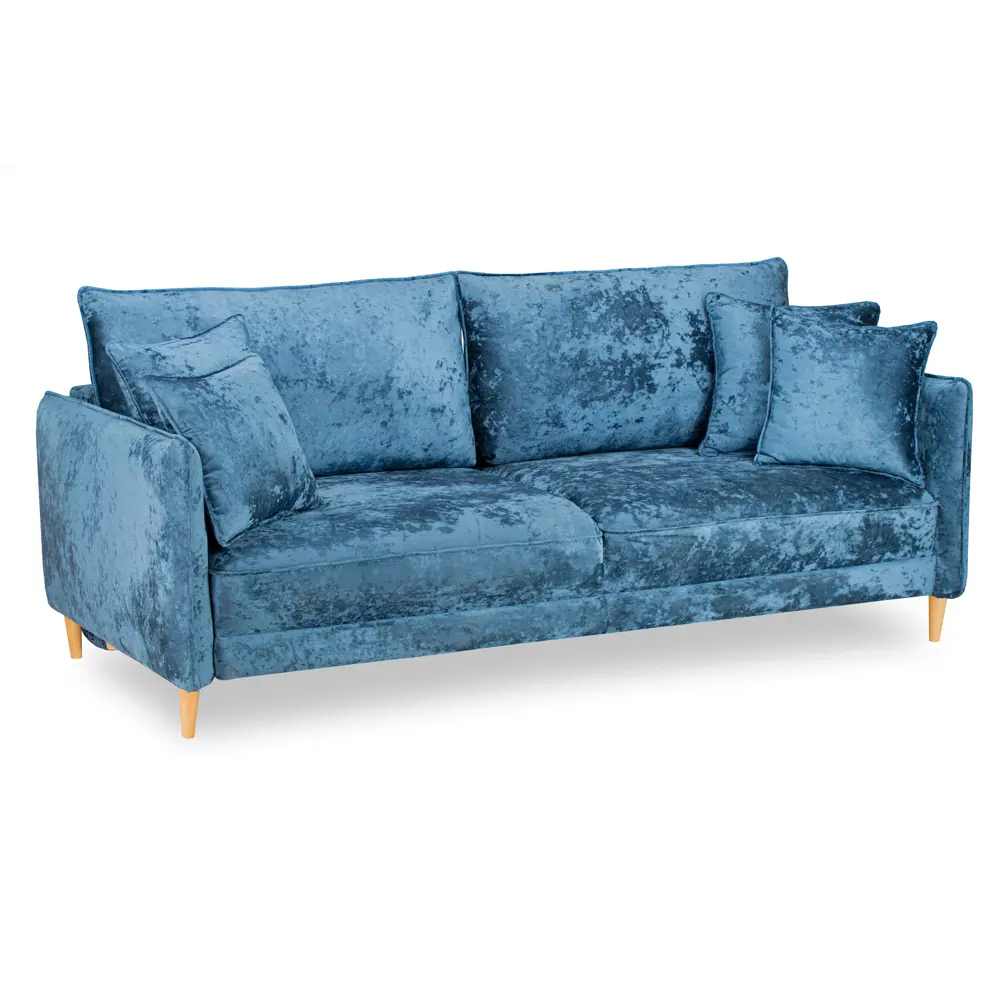 Фото 8 Диван Ramart design Йорк 80404088 220x93x106 см велюр цвет синий Фото 8 Диван Ramart design Йорк 80404088 220x93x106 см велюр цвет синий