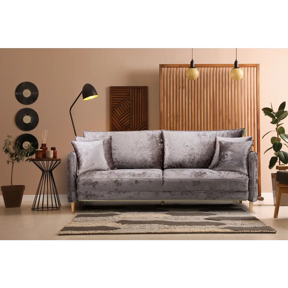 Фото Диван Ramart design Йорк 80404089 220x93x106 см велюр цвет коричневый Фото Диван Ramart design Йорк 80404089 220x93x106 см велюр цвет коричневый