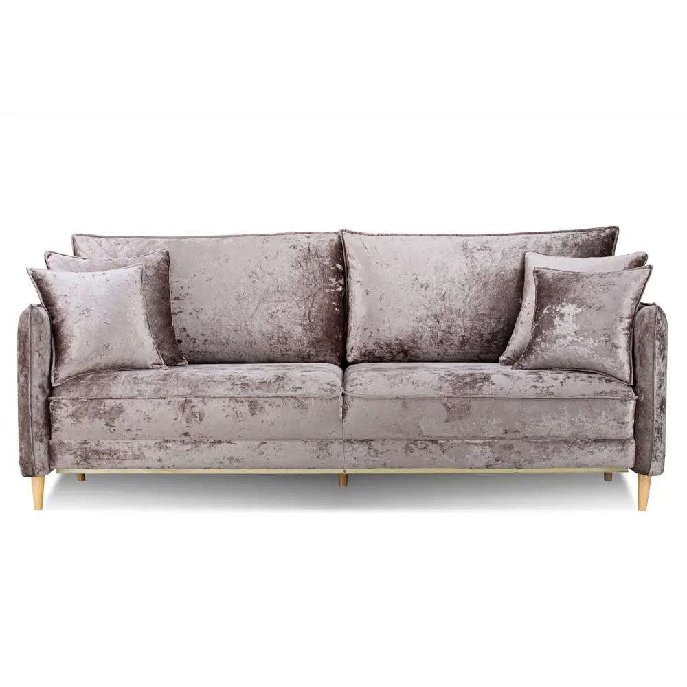 Фото 9 Диван Ramart design Йорк 80404089 220x93x106 см велюр цвет коричневый Фото 9 Диван Ramart design Йорк 80404089 220x93x106 см велюр цвет коричневый