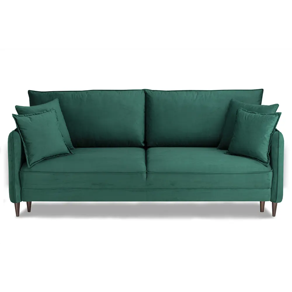 Фото 7 Диван Ramart design Йорк 80524371 220x93x106 см велюр цвет зеленый Фото 7 Диван Ramart design Йорк 80524371 220x93x106 см велюр цвет зеленый
