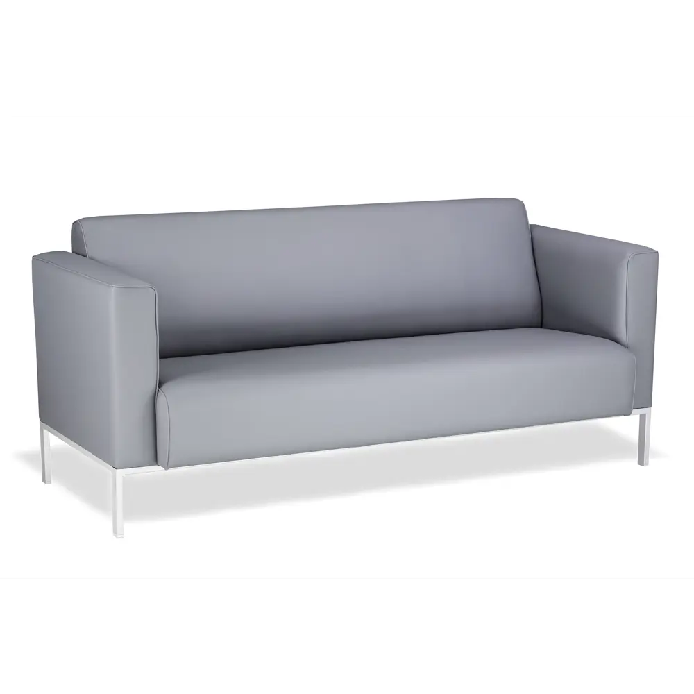 Фото 2 Диван Ramart design Тоскана 80404042 200x89x81 см искусственная кожа цвет серый/серебристый Фото 2 Диван Ramart design Тоскана 80404042 200x89x81 см искусственная кожа цвет серый/серебристый